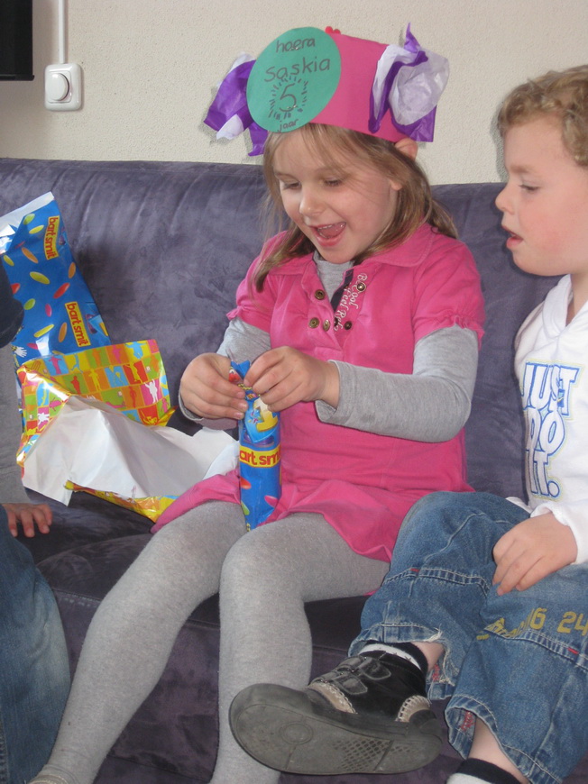 En natuurlijk ook een echt kinderfeestje met kadootjes