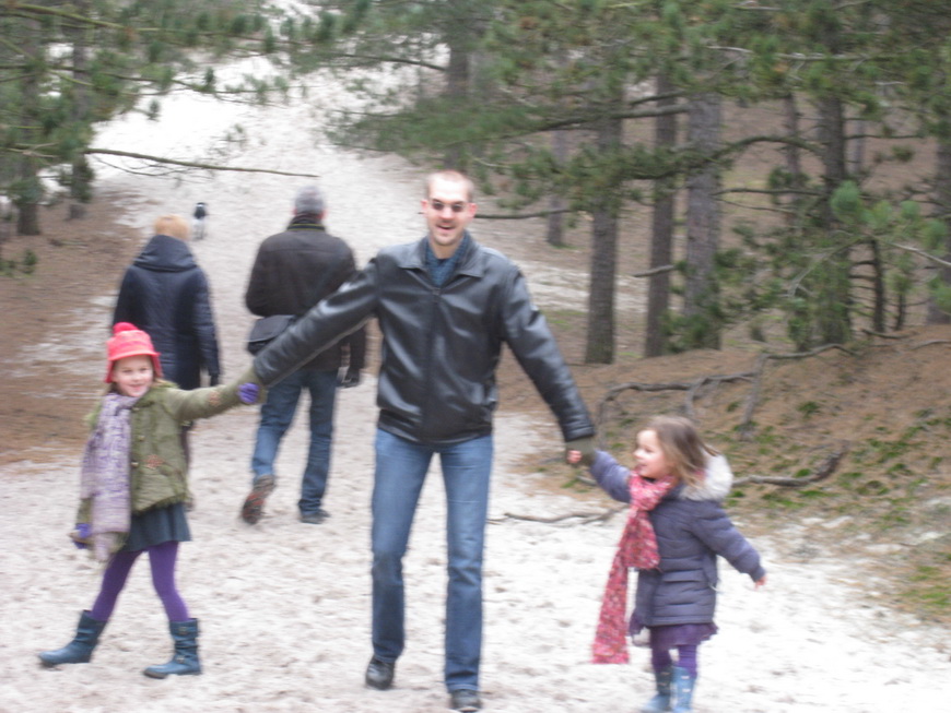 Met papa in de duinen struinen