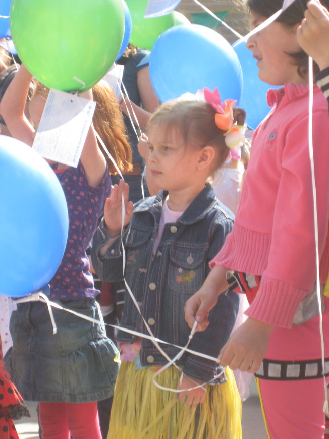 Een mooie ballon om op te laten