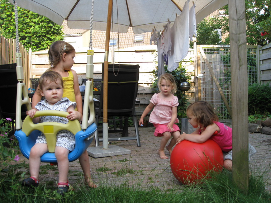 Feest, zo lekker in de tuin