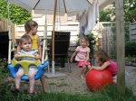 Feest, zo lekker in de tuin